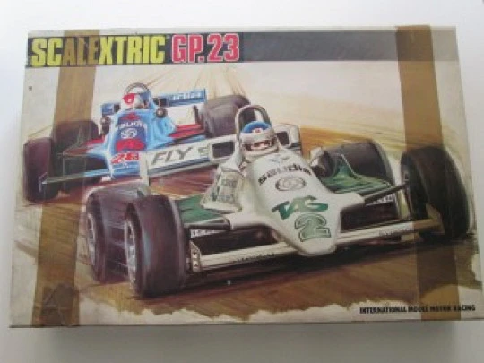 Circuito Scalextric GP-23. Coches Williams FW-07. Exin. Años 80