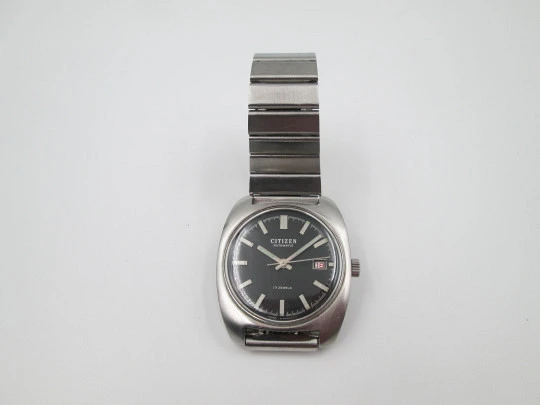 Citizen automatic men's wristwatch. Stainless steel. Calendar. Bracelet. Japan. 1970's