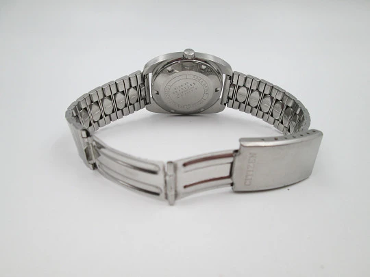 Citizen automatic men's wristwatch. Stainless steel. Calendar. Bracelet. Japan. 1970's