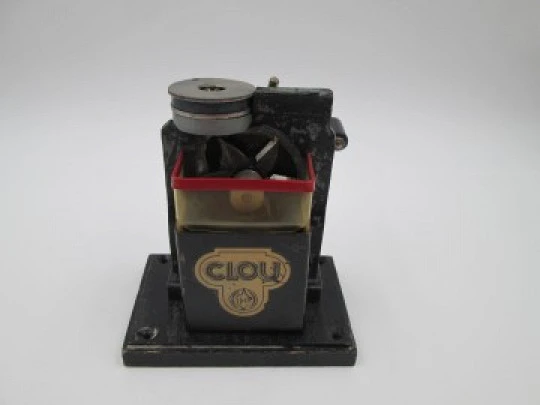 Clou office mechanical pencil sharpener. Cast iron painted