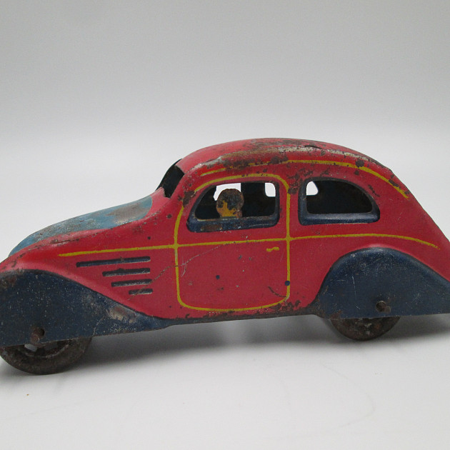 TITI MOINEAU PICORANT MECANIQUE à CLE ANCIEN JOUET FRANCE GEGE 1950