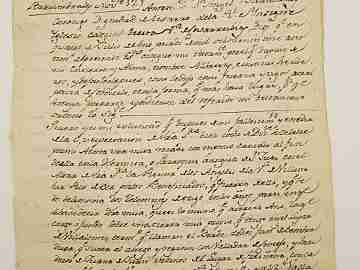 Codicil 1817. Two pages. Schoolboy treasurer. Covarrubias