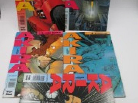 Colección cinco libros color Akira. Ediciones B (Dragon Comics). 1990