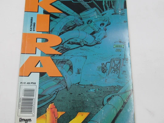 Colección cinco libros color Akira. Ediciones B (Dragon Comics). 1990