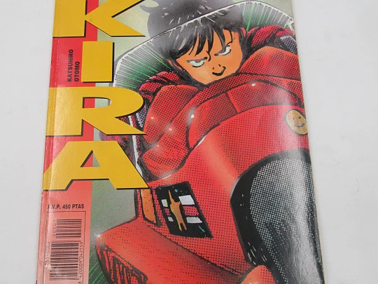 Colección cinco libros color Akira. Ediciones B (Dragon Comics). 1990