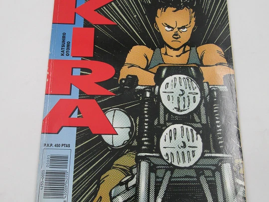 Colección cinco libros color Akira. Ediciones B (Dragon Comics). 1990