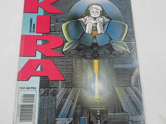 Colección cinco libros color Akira. Ediciones B (Dragon Comics). 1990