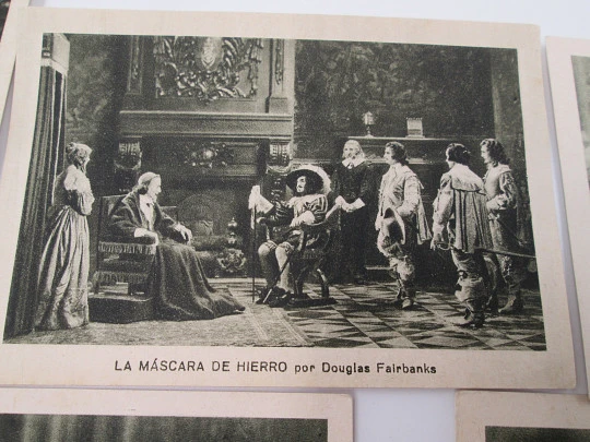 Colección de 25 cromos. La Máscara de Hierro de Douglas Fairbanks. Chocolates San Antonio