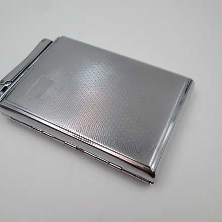 Colibri Monopol Cigarette Case And Lighter Metal 1960s