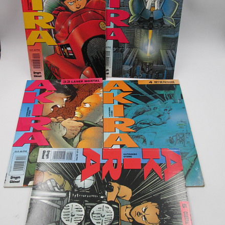 Collection Five Books Akira Ediciones B Dragon Comics 1990s