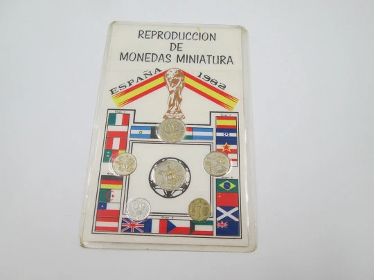 Commemorative series miniature pesetas coins 1982 FIFA World Cup Spain