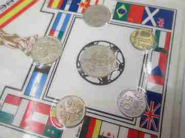 Commemorative series miniature pesetas coins 1982 FIFA World Cup Spain