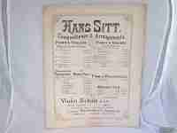 Concertino. Hans Sitt. Leipzig. 1898. Bosworth & Cº. 23 pages. Violin