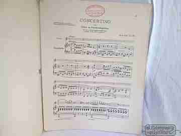 Concertino. Hans Sitt. Leipzig. 1898. Bosworth & Cº. 23 pages. Violin
