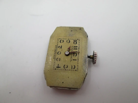 Corona petrol lighter with Atlantic wind-up watch. Golden plated. Germany / Swiss. 1940's Corona petrol lighter with Atlantic wind-up watch. Golden plated. Germany / Swiss. 1940's