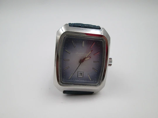 Cristal Watch ladie's wristwatch. Automatic. Stainless steel. Calendar. 1974