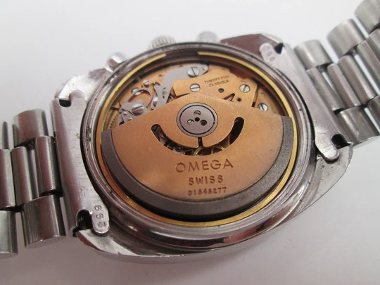 Cronógrafo automático Omega Seamaster. Acero inoxidable. Esfera azul mar. 1970 Cronógrafo automático Omega Seamaster. Acero inoxidable. Esfera azul mar. 1970