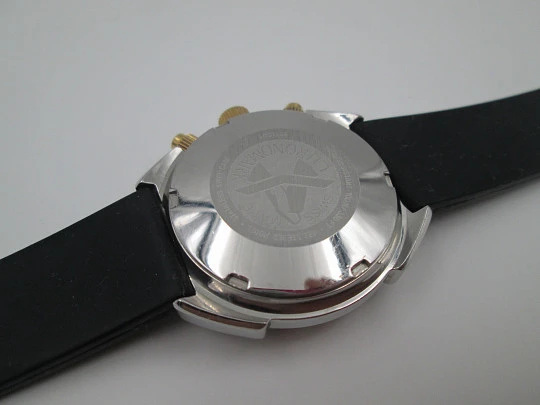 Cronógrafo automático Revue Thommen Chronomark. Acero inoxidable. Calendario
