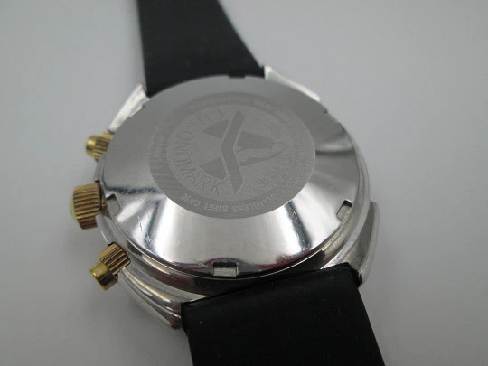 Cronógrafo automático Revue Thommen Chronomark. Acero inoxidable. Calendario