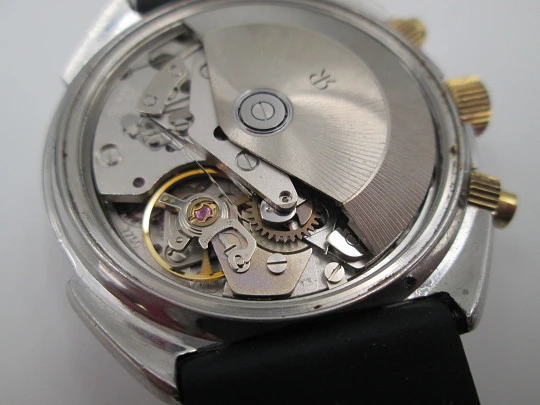 Cronógrafo automático Revue Thommen Chronomark. Acero inoxidable. Calendario