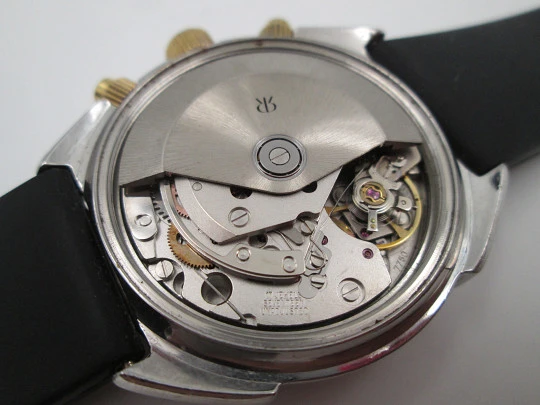Cronógrafo automático Revue Thommen Chronomark. Acero inoxidable. Calendario