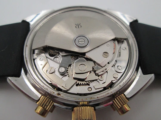 Cronógrafo automático Revue Thommen Chronomark. Acero inoxidable. Calendario