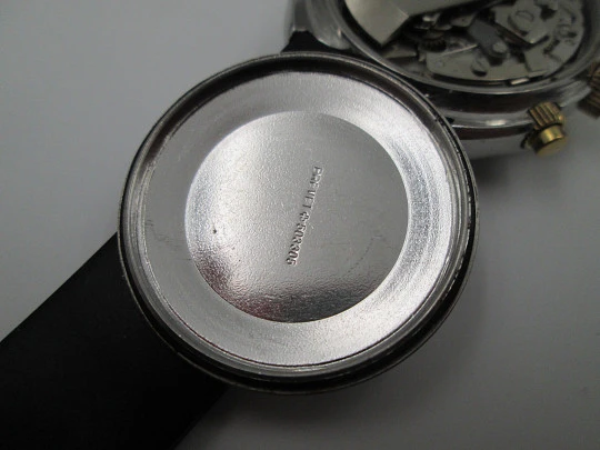 Cronógrafo automático Revue Thommen Chronomark. Acero inoxidable. Calendario