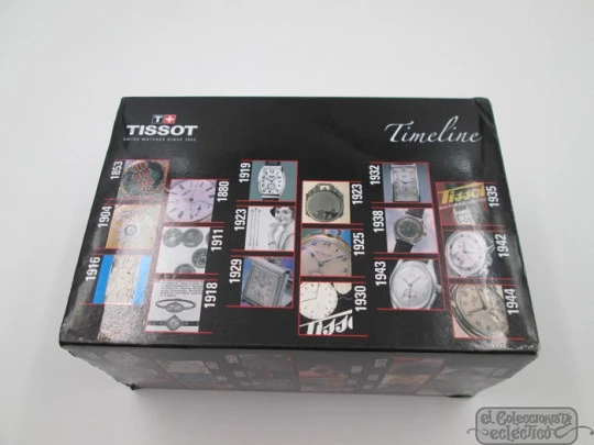 Cronógrafo automático Tissot T-Classic Carson. Fecha. Caja. Acero