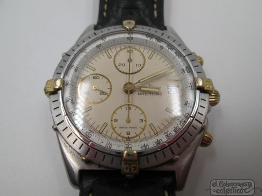 Cronógrafo Breitling Chronomat. Acero inoxidable. Automático. Fecha. 1990