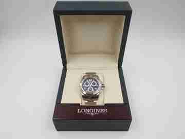 Cronógrafo buceo Longines Hydro Conquest 300 metros. Acero. Brazalete