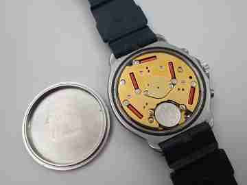 Cronógrafo Fórmula 1 Tag Heuer 200 metros. Acero. Correa goma. Cuarzo. 1990