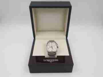 Cronógrafo Longines Evidenza XL. Acero inoxidable. Cuerda automática. Suiza