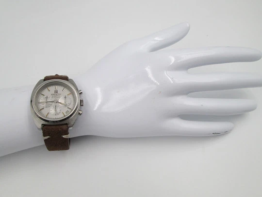 Cronógrafo Zenith El Primero. Acero inoxidable. Automático. Calendario. 1970