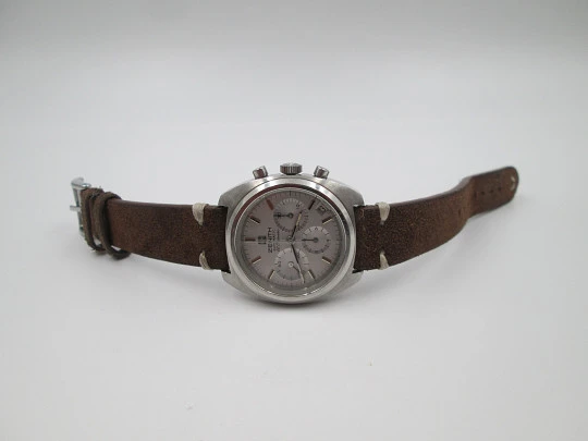 Cronógrafo Zenith El Primero. Acero inoxidable. Automático. Calendario. 1970
