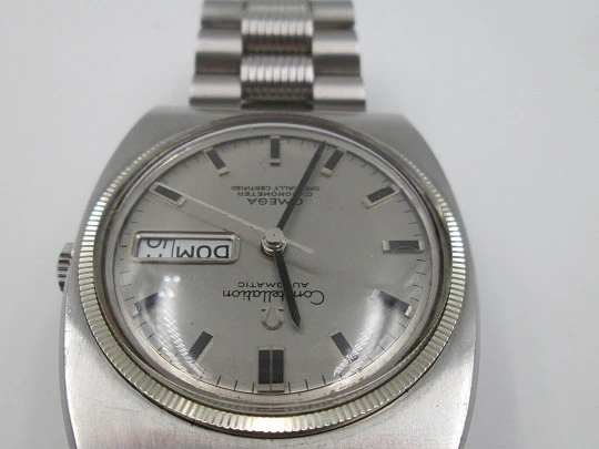 Cronómetro Omega Constellation. Acero inoxidable. Automático. Brazalete. Estuche
