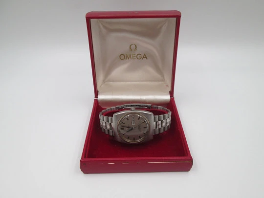 Cronómetro Omega Constellation. Acero inoxidable. Automático. Brazalete. Estuche