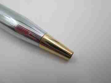Cross Century Classic ballpoint pen. Chromed metal and gold plated. Original box. USA