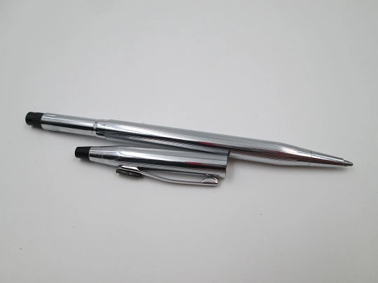 Cross Townsend / Classic Century fountain pen & ballpoint set. Chromed metal. 2000's