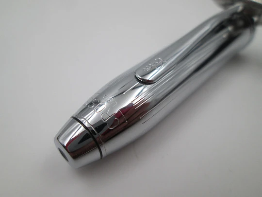 Cross Townsend / Classic Century fountain pen & ballpoint set. Chromed metal. 2000's