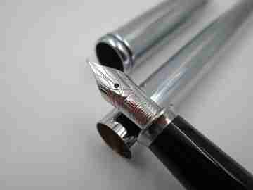 Cross Townsend / Classic Century fountain pen & ballpoint set. Chromed metal. 2000's