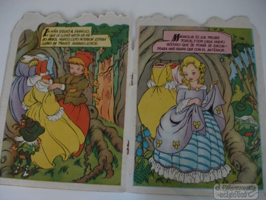 Cuento infantil troquelado. 1956. El árbol mágico. Toray. A. Bañolas