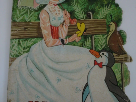 Cuento infantil troquelado. 1972. Mary Poppins. Edigraft. Disney