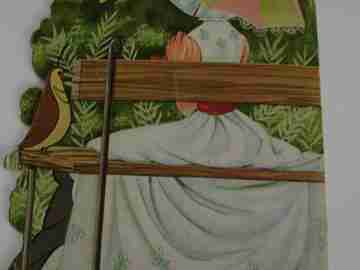 Cuento infantil troquelado. 1972. Mary Poppins. Edigraft. Disney