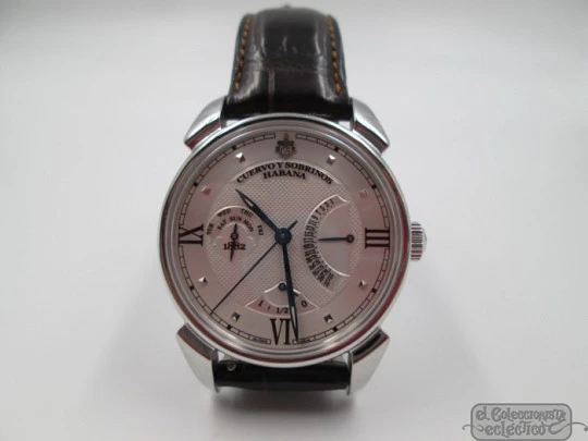 Cuervo y Sobrinos Habana Historiador Retrogrado. Automatic. Steel Cuervo y Sobrinos Habana Historiador Retrogrado. Automatic. Steel