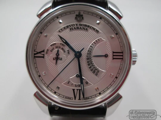 Cuervo y Sobrinos Habana Historiador Retrogrado. Automatic. Steel Cuervo y Sobrinos Habana Historiador Retrogrado. Automatic. Steel