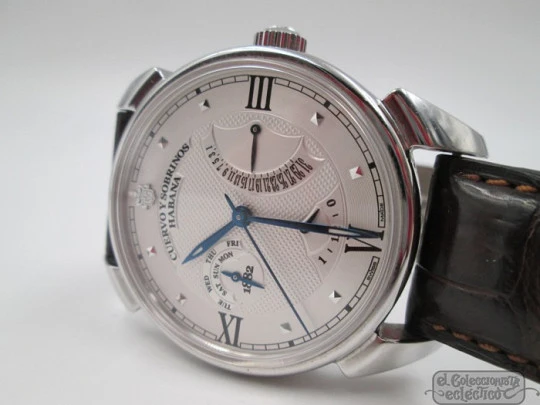 Cuervo y Sobrinos Habana Historiador Retrogrado. Automatic. Steel Cuervo y Sobrinos Habana Historiador Retrogrado. Automatic. Steel
