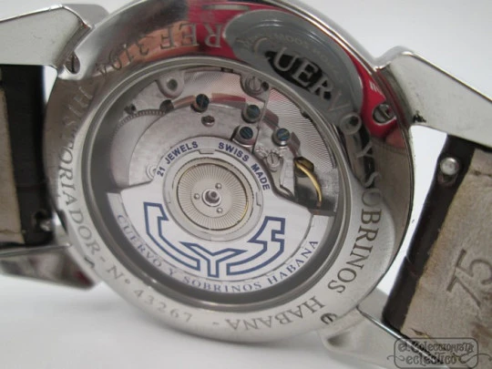 Cuervo y Sobrinos Habana Historiador Retrogrado. Automatic. Steel Cuervo y Sobrinos Habana Historiador Retrogrado. Automatic. Steel