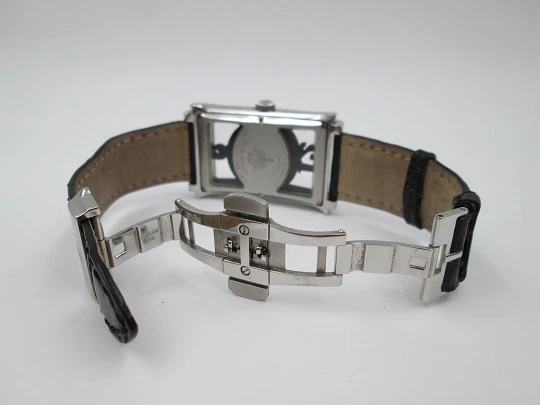 Cuervo y Sobrinos Prominente. Automatic. Stainless steel. Leather strap. Swiss