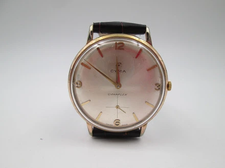 Cyma Cymaflex 20 Microns Gold Plated Steel Manual Wind 1950 | El