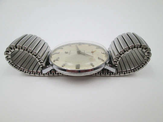 Cyma Cymaflex. Stainless steel. Manual wind. Small second hand. 1970's. Swiss